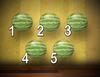 Snapshot Five Watermelons Image